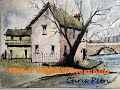 INK &amp; WASH WATERCOLOR of a Farm House and Stream - with Chris Petri