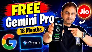 How to Get Google Gemini AI Pro FREE for 18 Months | Claim Jio Gemini AI Offer