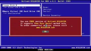 Formatação Zero Fill, Active Kill Disk