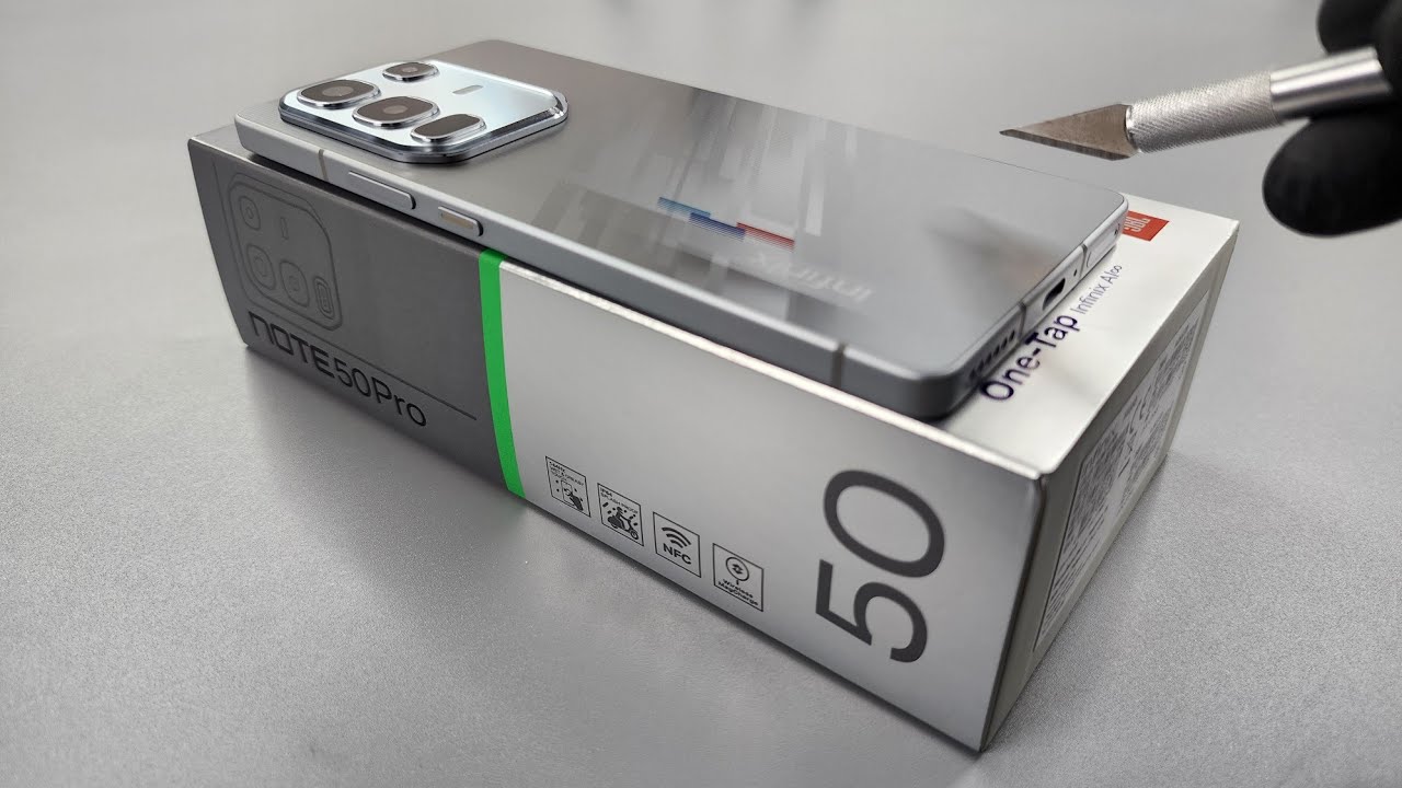 Infinix Note 50 Pro(Racing Edition) 12/256 Unboxing - PURE ASMR