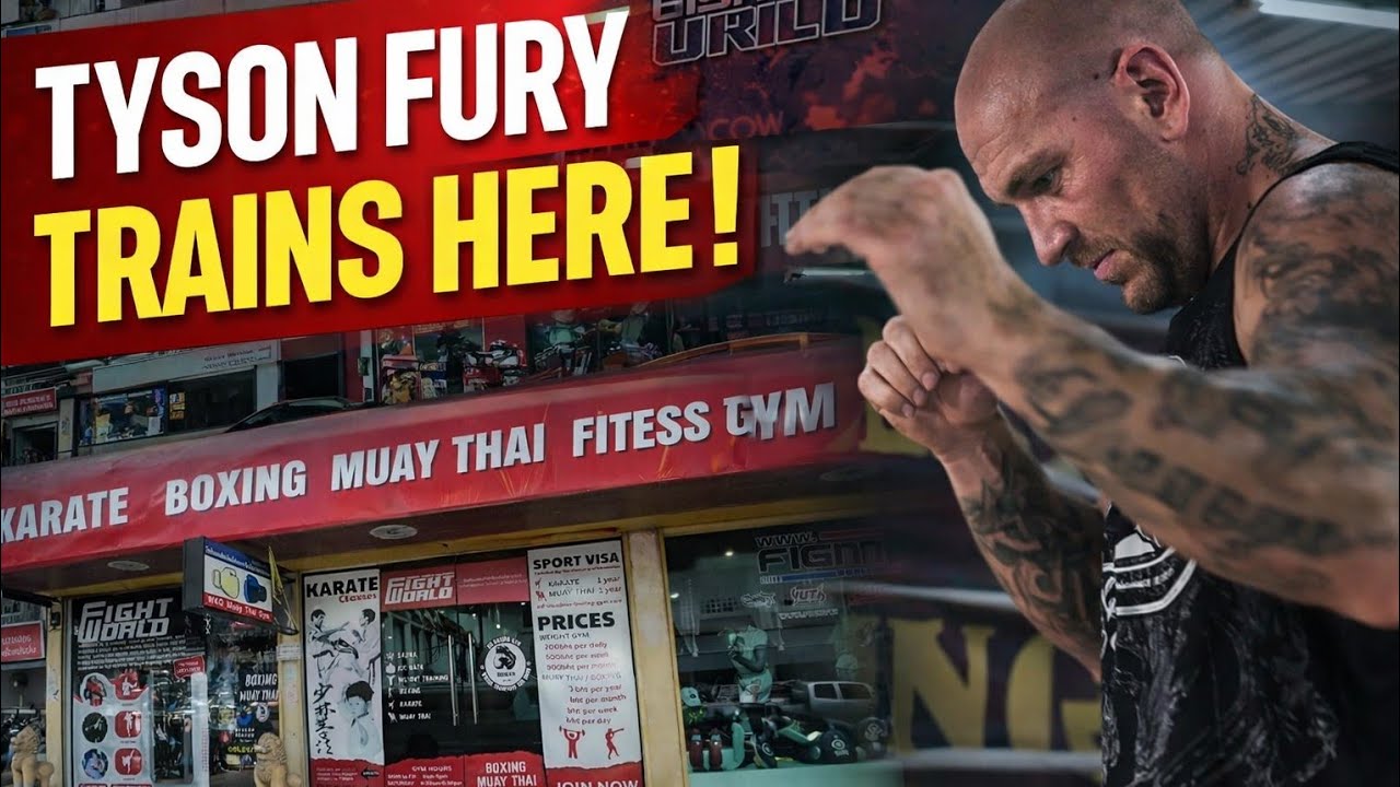 Tyson Fury Trains Here in Pattaya?! Inside the Famous Fight Gym 🇹🇭🥊