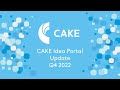 Cake product update q4 2022