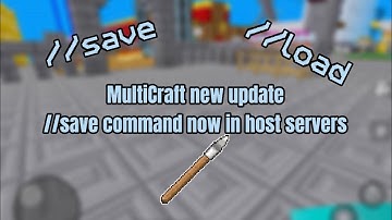 📢 MULTICRAFT NEW WORLDEDIT UPDATE! | //save and //load commands in host servers | #multicraft