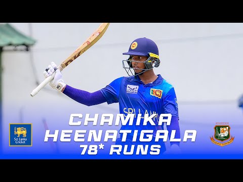 Highlights - 1st One Day Game | U19 Sri Lanka vs Bangladesh - #SriLankaCricket #U19 #SLvsBAN