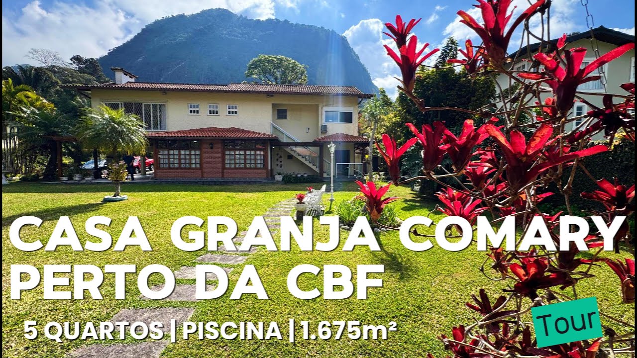 Casa de Alto Padrão no Comary | Piscina, Gourmet e Casa de Hóspedes | Teresópolis