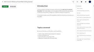 Qwiklabs | AWS Tools for Windows PowerShell: Getting Started