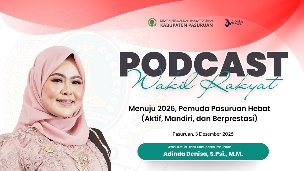 “Menuju 2026, Pemuda Pasuruan Hebat"(Aktif, Mandiri, dan Berprestasi)