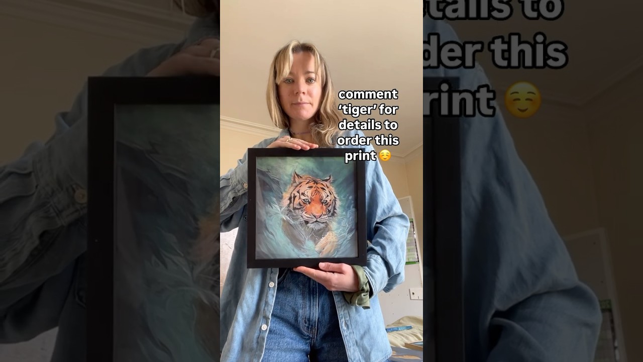 Love to know what you think of this tiger art? :) 