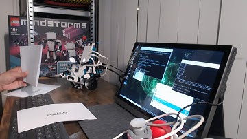 Demo 1 - LEGO Mindstorms 51515 with Jetson Nano: Chinese text recognition (OCR) demo