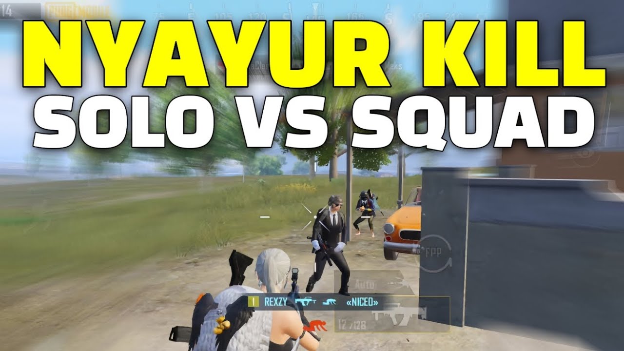 GAMEPLAY SOLO VS SQUAD PANEN KILL | PUBG MOBILE
