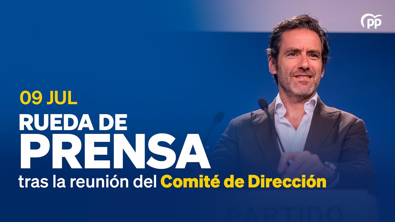 Borja Sémper ofrece una rueda de prensa - YouTube