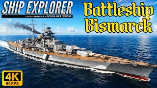 SHIP EXPLORER | Virtual Tour of the German Battleship BISMARCK | 4K