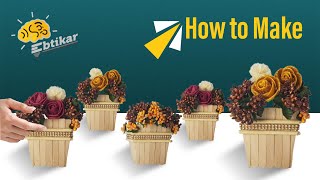 Stylist Flower Vase making || Wood flower vase