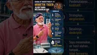 INTEGRITAS PENELITI #1 | MIMETIK TIGER: JUJUR TANPA MELEMAHKAN DIRI #SchoolOfThoughtPeneliti