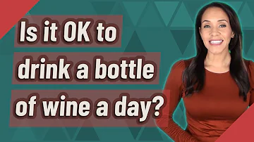 Is someone who drinks a bottle of wine every day an alcoholic?