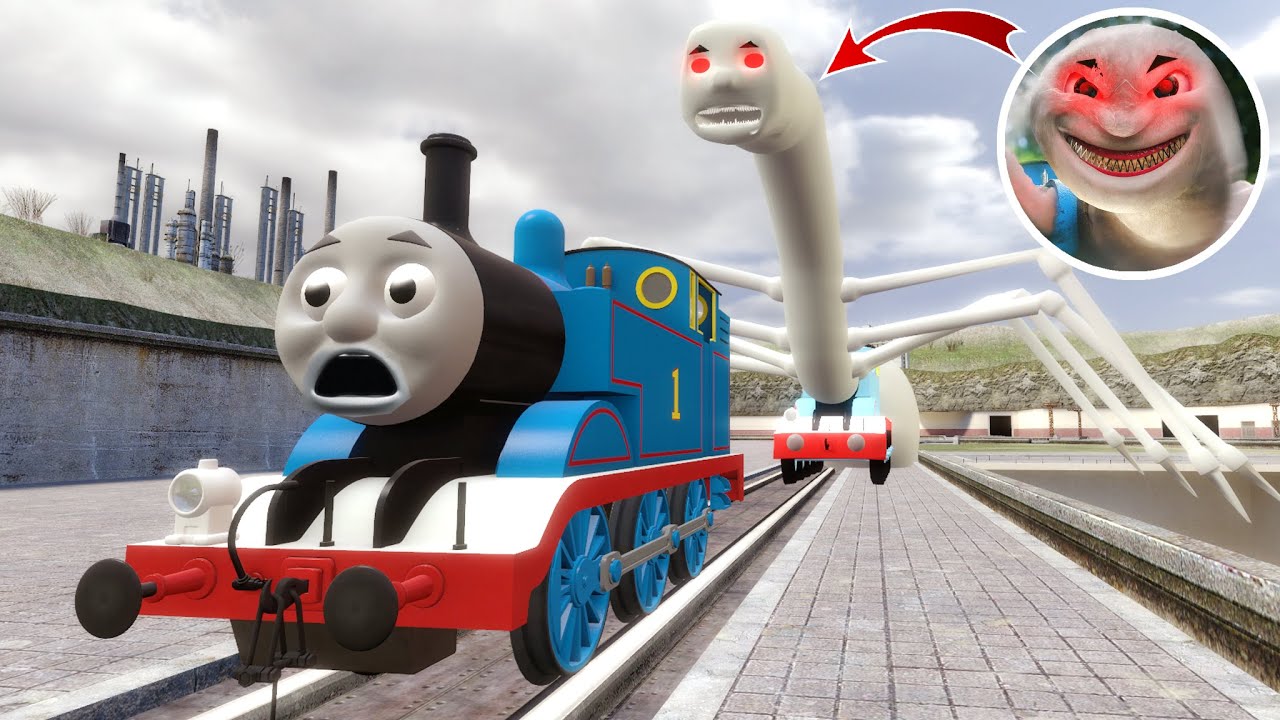 Building a Thomas Train Chased By Cursed Thomas and Friends Family in Garry's Mod!?