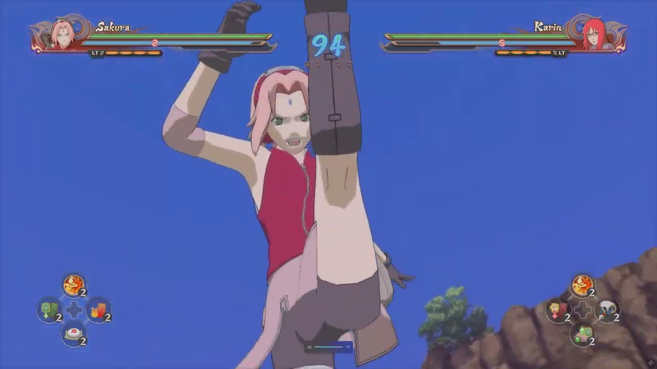 Sakura Haruno vs Karin Uzumaki (Gameplay 18)(No Commentary)