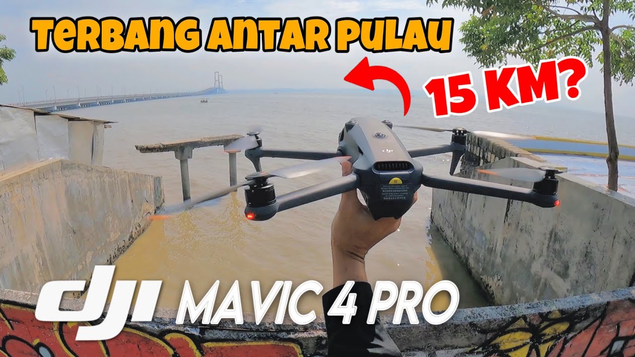 DJI MAVIC 4 PRO LONG RANGE | Tes Jarak Maksimal dengan Menyeberangi Pulau