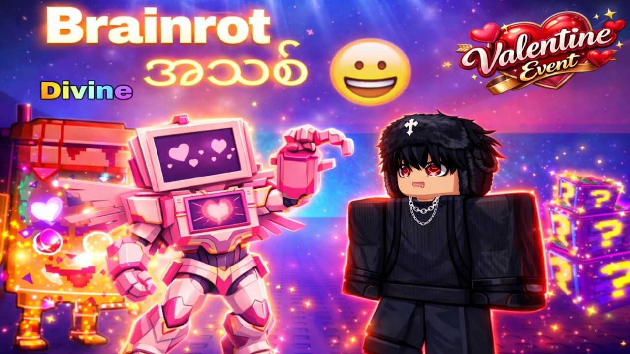 tsunami brainrot ရဲ valentine event မှာ brainrot အသစ်တွေ့ကျတော်တွေ့ခဲ့တယ်။🤩😲 tsunami brainrot Roblox