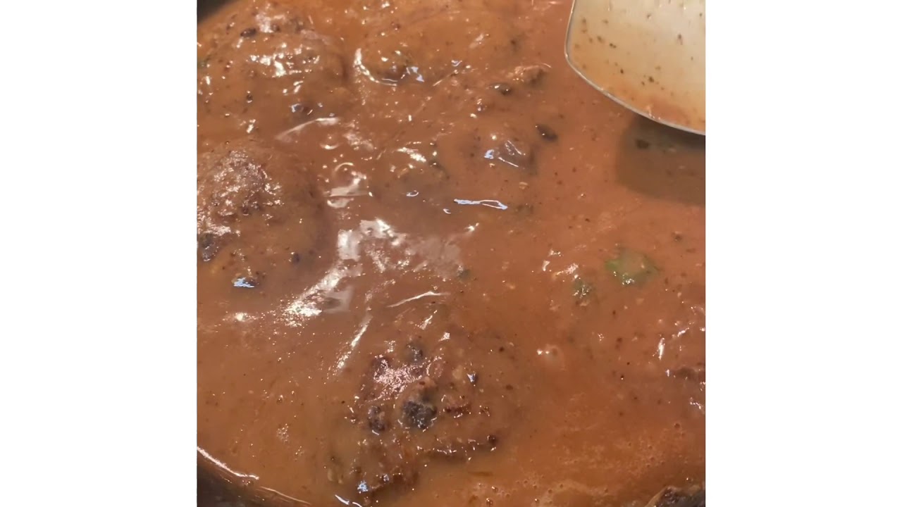 Hamburger Steaks & Gravy with Rice YouTube