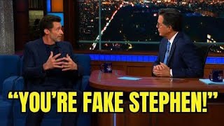 Hugh Jackman Storms Off Colbert’s Show After Fiery Altercation