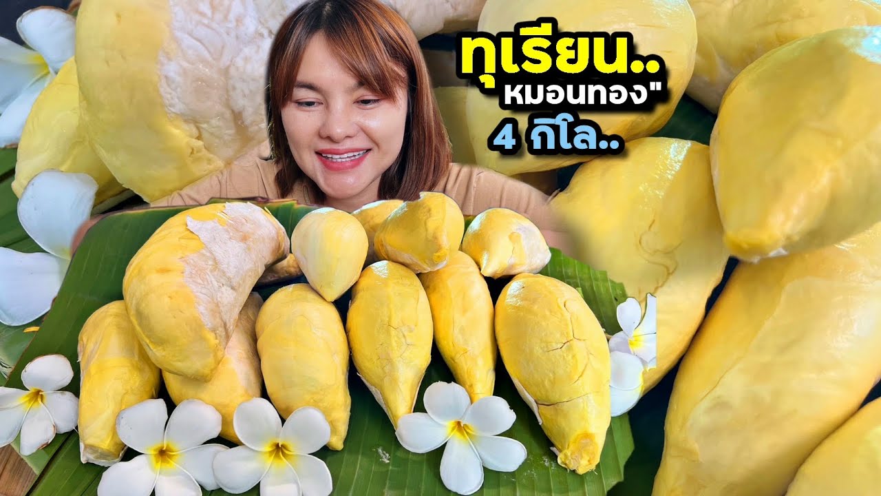 ทุเรียนหมอนทอง เฉพาะเนื้อ 4 กิโล |ตั้มมี่Channel