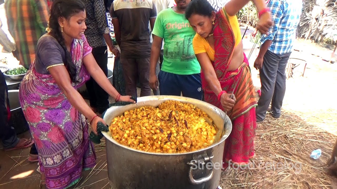 Amazing Cooking Aloo Fry Recipe Prepared 1000 People Hindu Function || Street Food Catalog