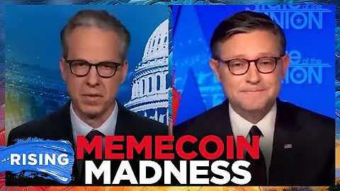 Jake Tapper PRESSES Mike Johnson Over $Trump Memecoin Dinner | RISING
