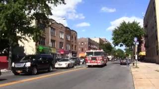 FDNY Brooklyn Engine 233 Responding 09-15-12