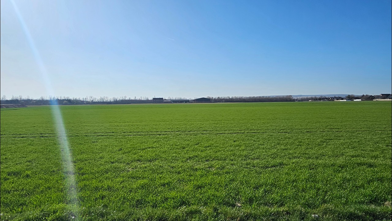 Radtour von Bedburg an der Erft entlang bis Bergheim, zum Tagebau Hambach, Ausichtspunkt  Terra Nova