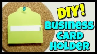 Quick and Easy Business Card Holder