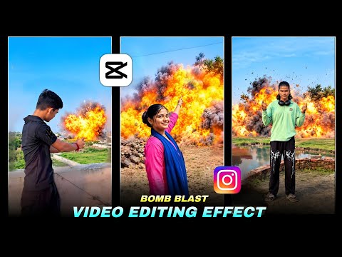 Instagram Trending Bomb Blast Video Editing | Bomb Blast Video Editing Kaise Banaye | Blast Effect 