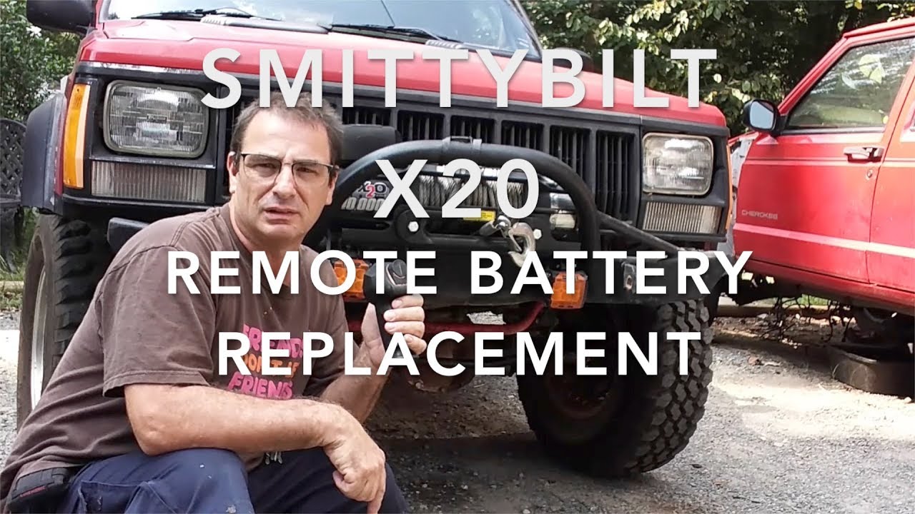 Smittybilt X20 remote battery replacement YouTube