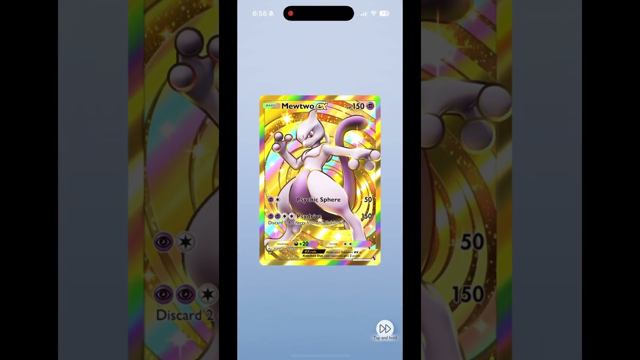 gold mewtwo card pokemon tcg pocket Vstar 086/078 - Go I Got EVERY GOLD CARD