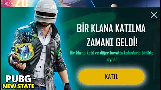 Klan Ve Eki̇p Alim Başlamiştir Pubg New State Mobile