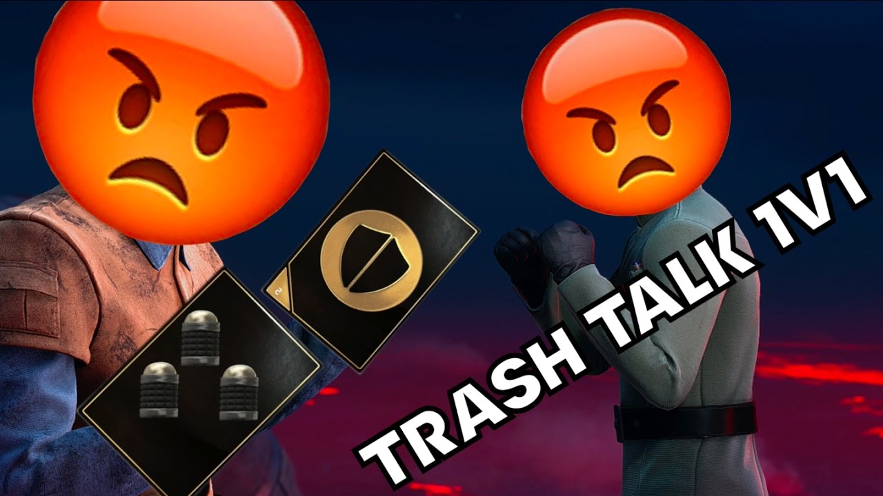TRASH TALK 1v1's (#1 vs aWalsh) - Star Wars Battlefront