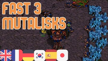 Fast Three Mutalisks / Zerg vs Zerg / Starcraft Brood War Remastered
