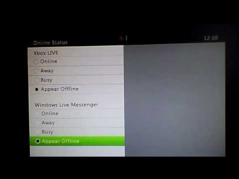 How To Make You Appear Offline Busy Away On Xbox 360 Youtube