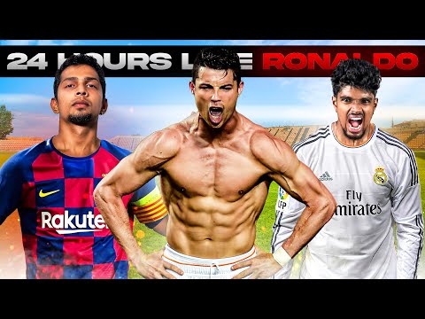 Eating & Training Like Cristiano Ronaldo For 24 Hours Ft @kisthenics , @prsoccerart