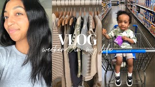 Vlog | a few days this weekend, at home hair gloss + toddler summer clothing haul