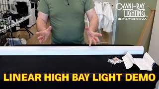 Omni-Ray Lighting Linear High Bay Light Demo