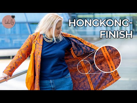 Sewing a jacquard coat with a Hong Kong finish | DIY fashion vlog | LaLilly