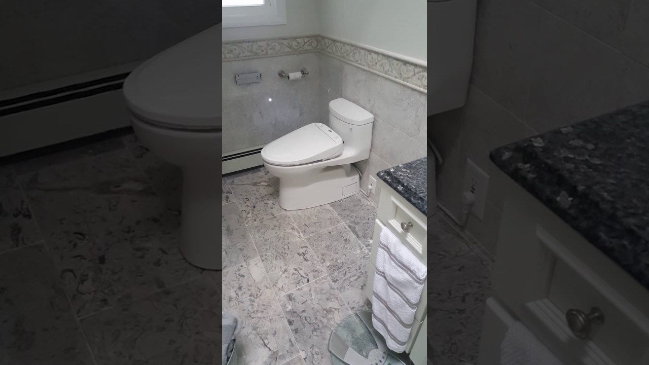 Automatic bidet toto toilet seat demo YouTube
