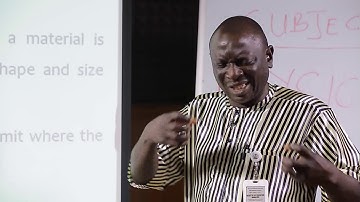 Physics  -  Elastic Properties Of Solids I