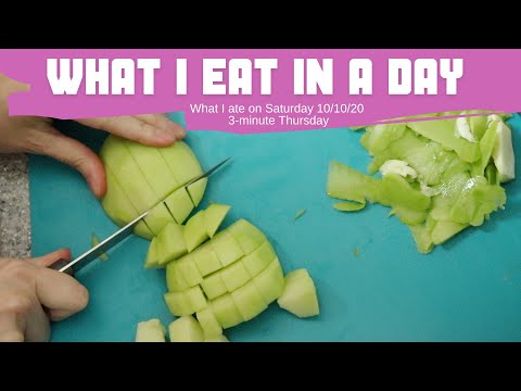 What I eat in a day! Low-salicylate and gluten-free, 3-minute Thursday