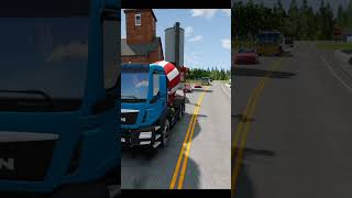 Realistic 🚗 Car Crash Test 😱 | BeamNG Drive #beamngdrive #trucks #beamng #車  #carcrash