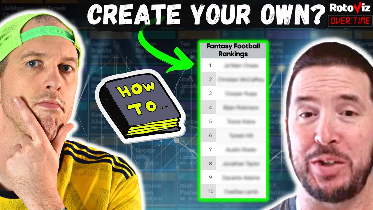 Shawn Siegele's Fantasy Football Rankings Process YouTube