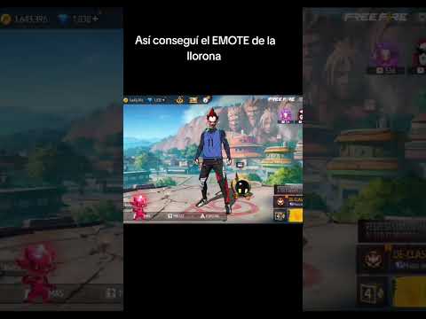 Sacando el EMOTE de la llorona 🥵 #freefire #geovisgaming