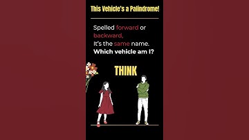 🥵Easy But Not Easy Riddle | Can You Guess This Palindrome Vehicle Name | #trendyimpact