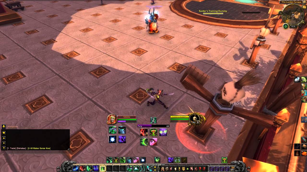 WoW: Legion Demon Hunter Felblade Animation